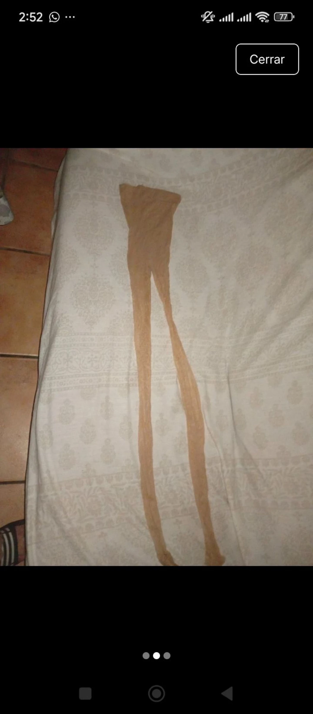 1 media sin utilizar talla L